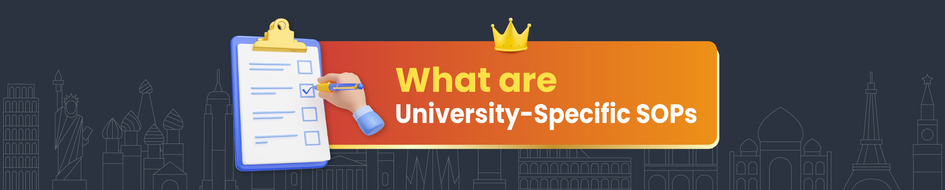 The Matchmaking SOP: University and You (Uni-specifics SOP)